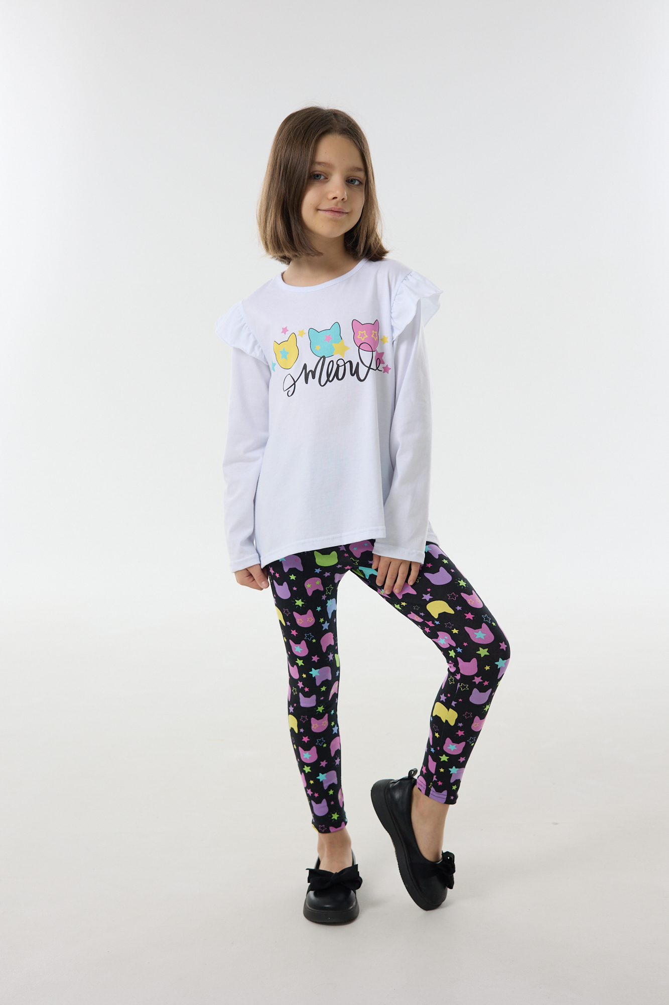 Костюм YAXX 021--Костюм киска/белый (К+Л) - фото 4