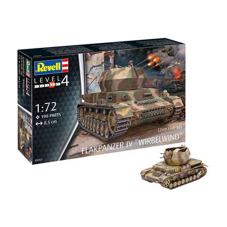 Сборная модель Revell Германская зенитная самоходная установка Wirbelwind