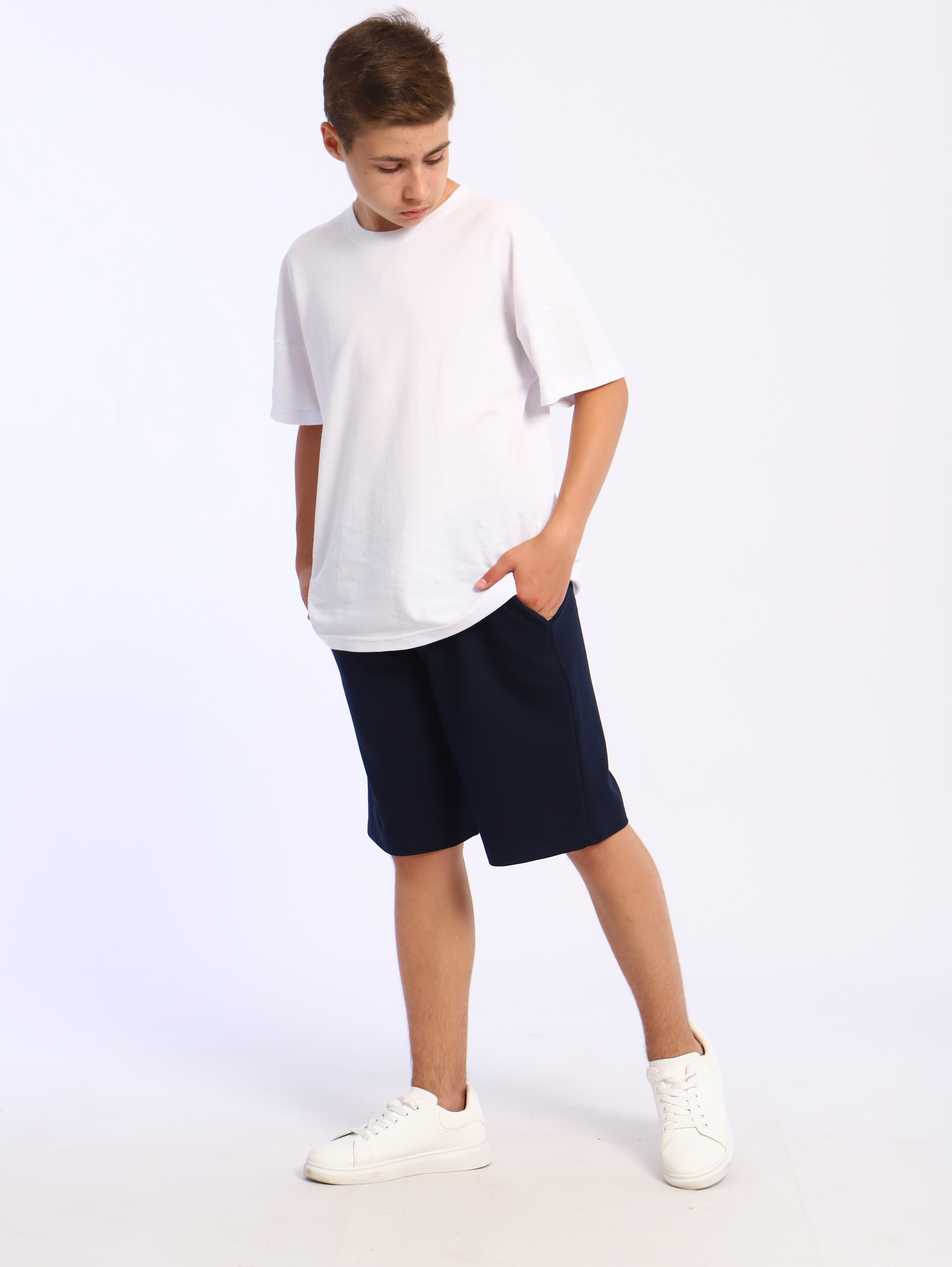 Шорты ЛАДОШКИ Шорты Олег синий - фото 11