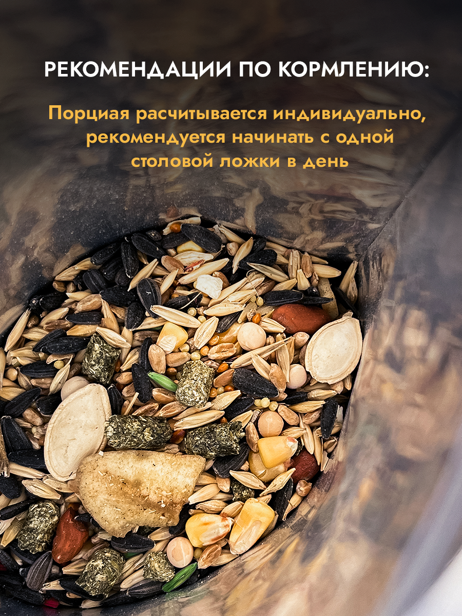 Корм GRANOFEED для грызунов хомяков морских свинок шиншилл и др 800 г - фото 6