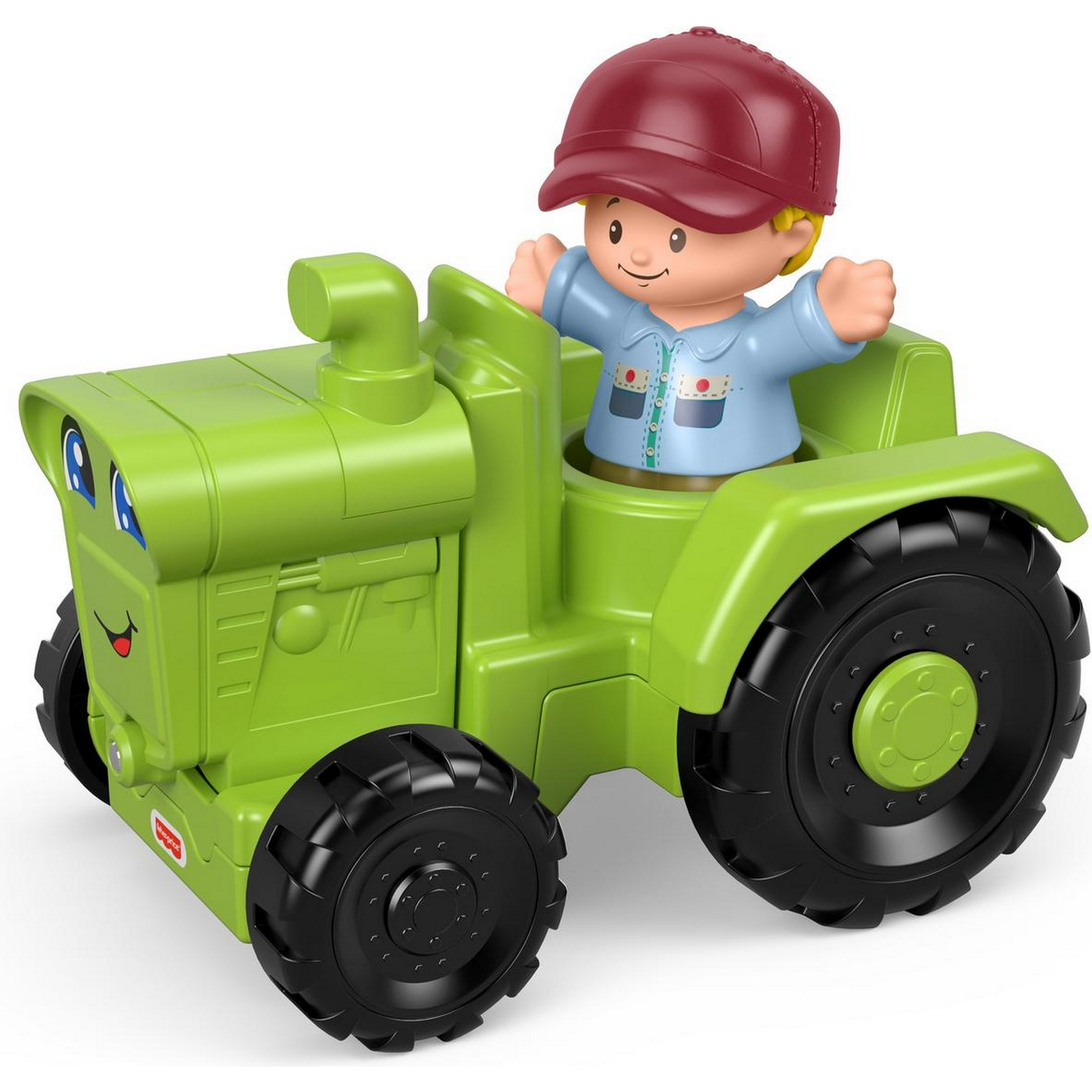 Трактор Fisher Price с фигуркой - фото 7