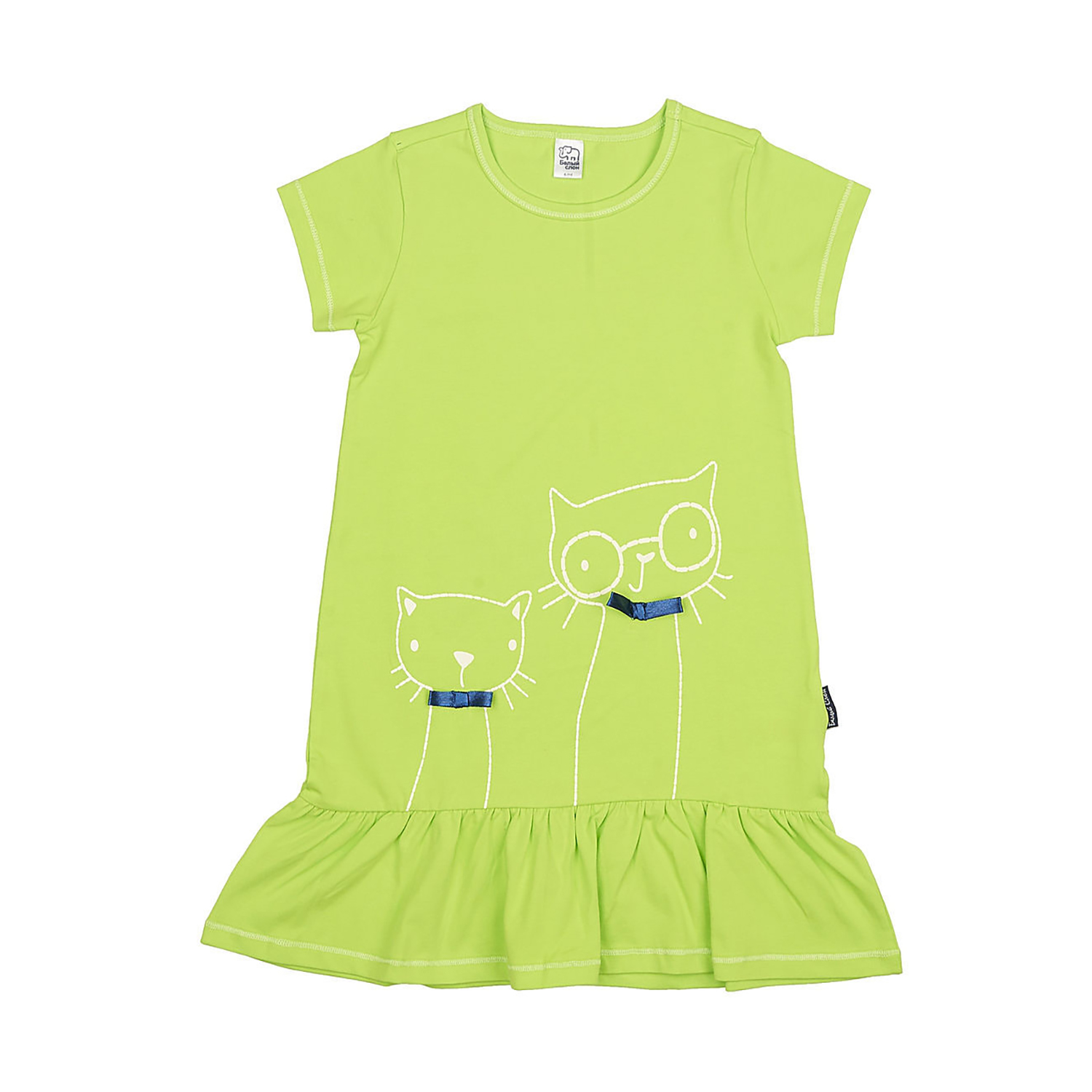 Платье Белый слон 104.4906 Салатовый - фото 1