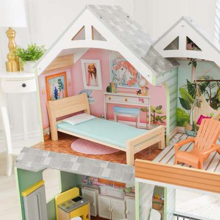 Домик для кукол KidKraft с мебелью