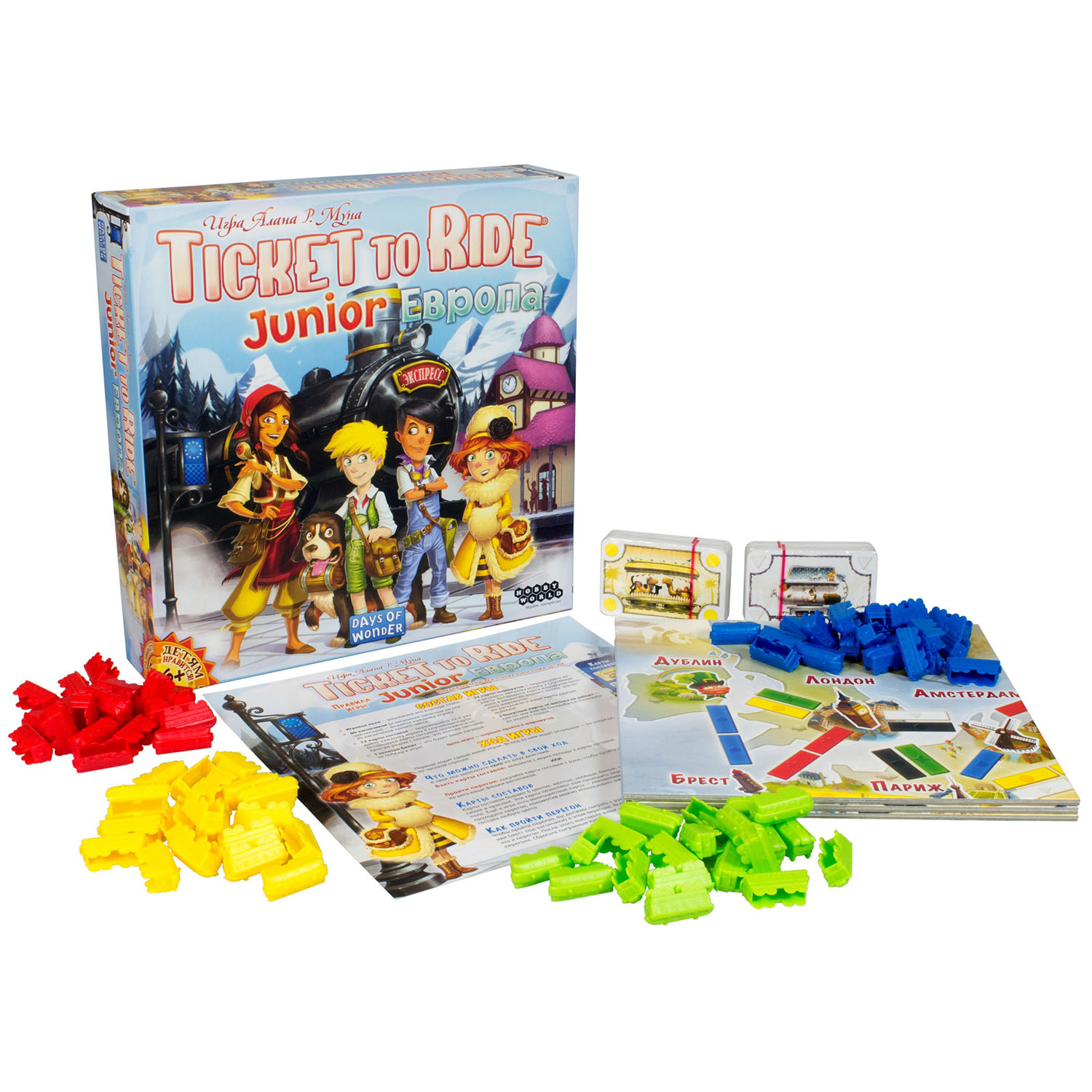 Игра настольная Hobby World Ticket to Ride Junior Европа 1867 - фото 2