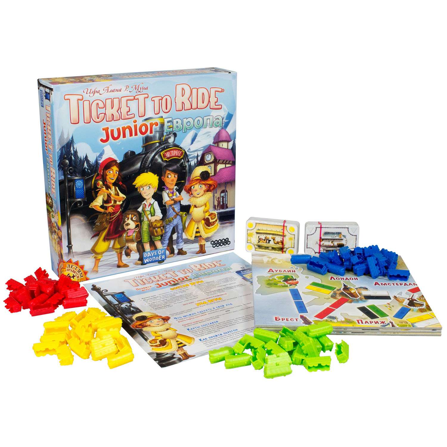Игра настольная Hobby World Ticket to Ride Junior Европа 1867 - фото 2