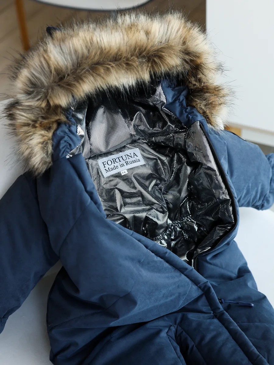 Комбинезон Fortuna premium КомбезЗимаЗимаТемноСиний - фото 13