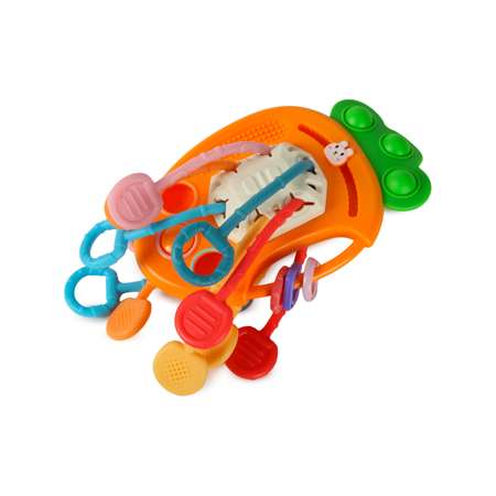 Игрушка BabyGo бизиборд Морковка-тянучка