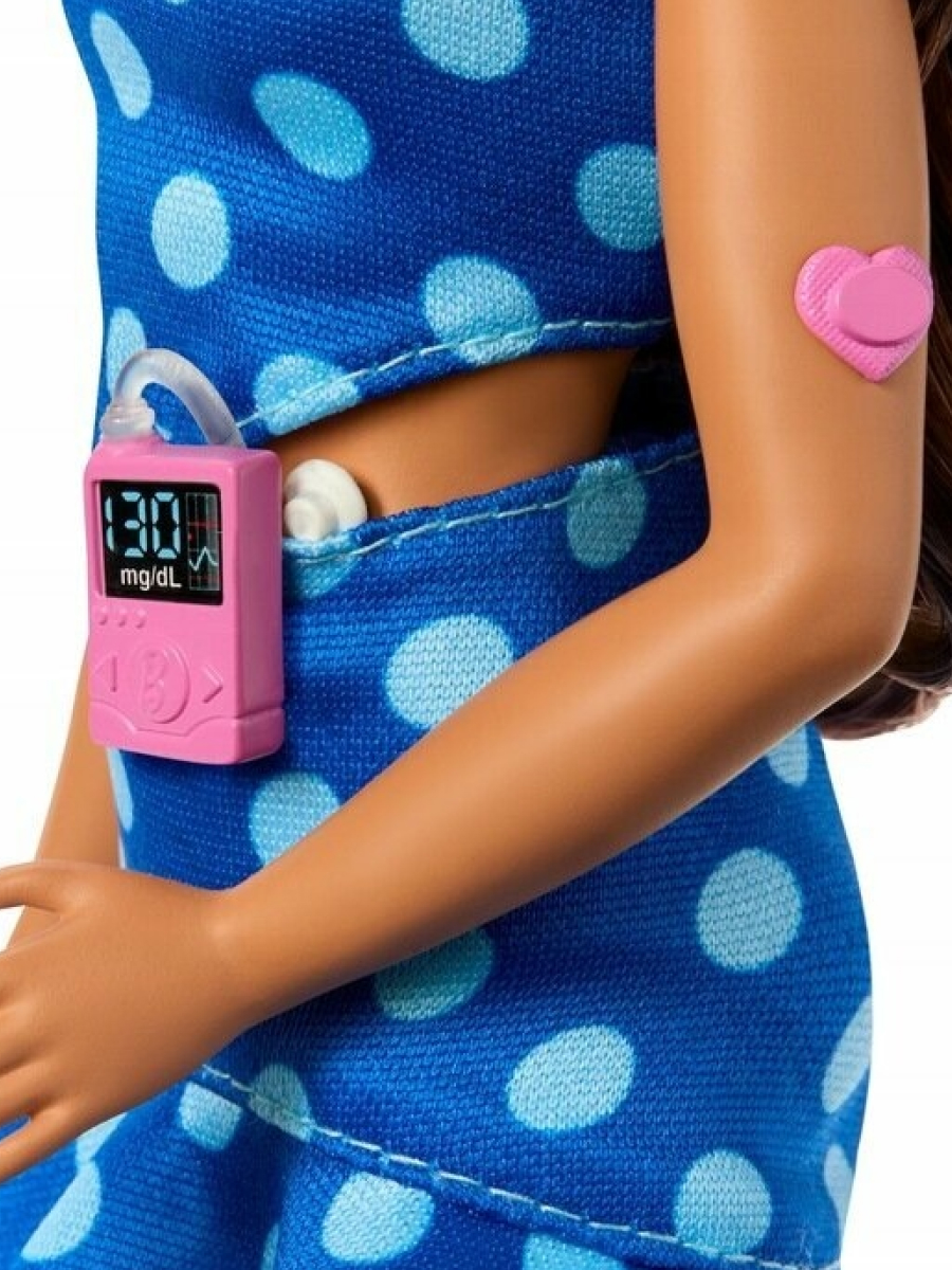 Кукла модельная Barbie Fashionistas С диабетом высота 29 см HYT97/FBR37 - фото 6