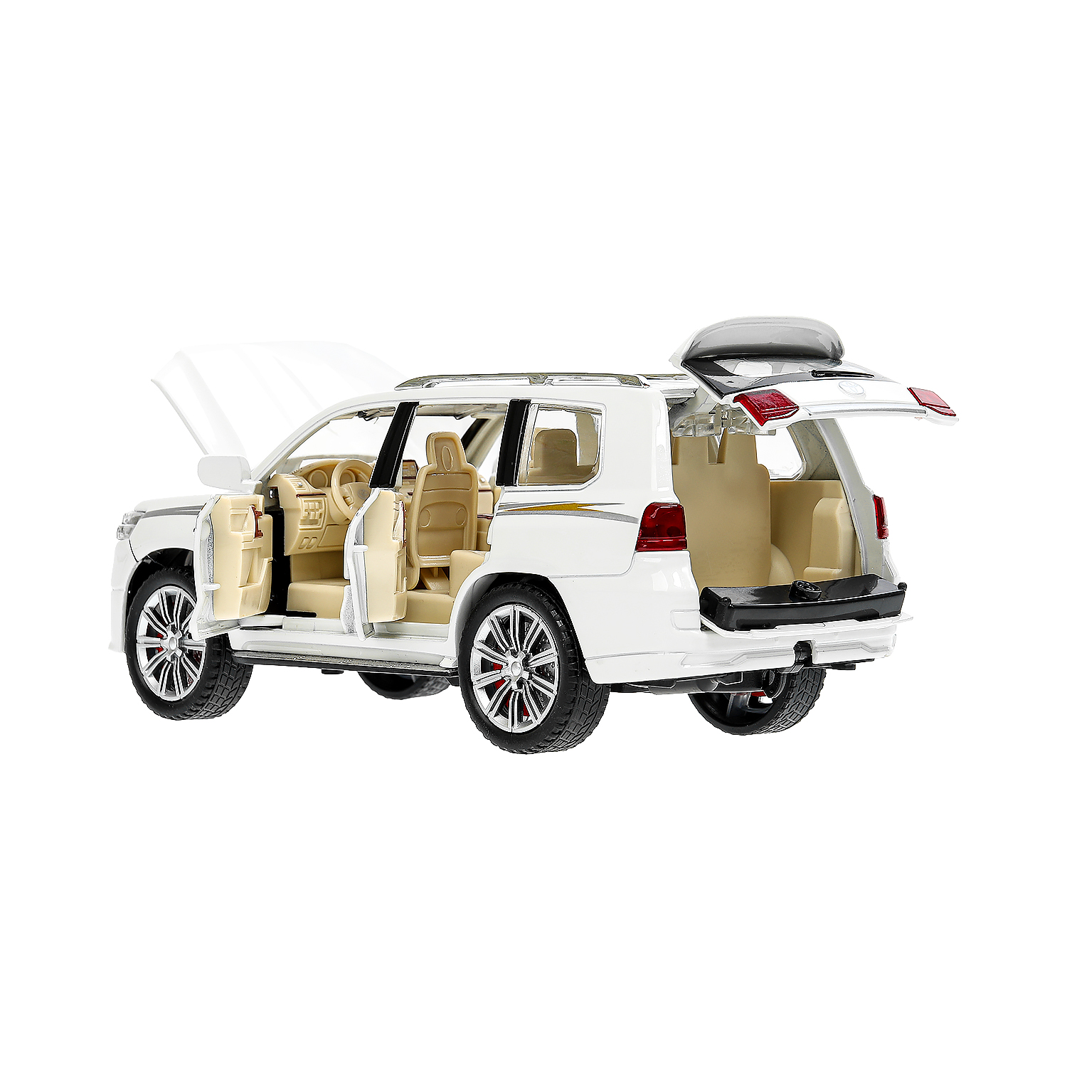 Автомобиль Технопарк Toyota Toyota Land Cruiser 1:24 384345 - фото 7