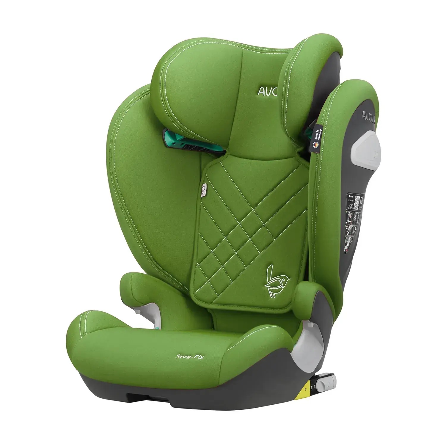 Автокресло Avova Sora-Fix Isofix 2/3 (15-36 кг) зеленый - фото 2