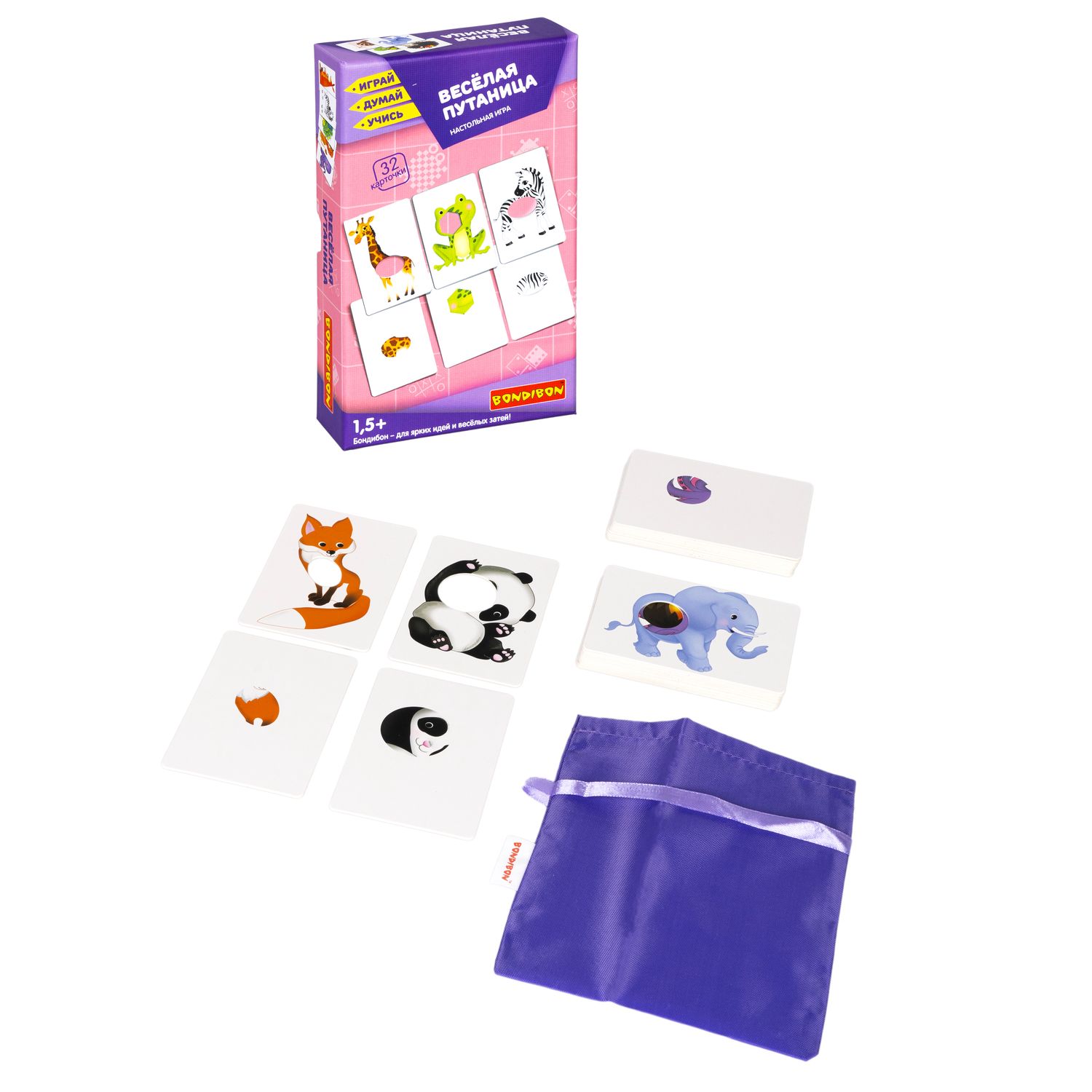 Настольная игра Bondibon для малышей Веселая путаница1 - фото 5