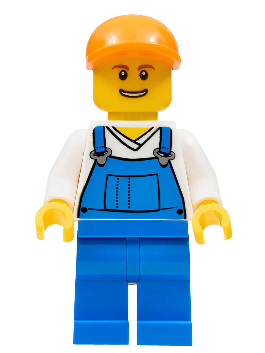 Изображение товара LEGO Минифигурка Overalls Blue over с комбинезоном и бейсболкой Изображение товара LEGO Минифигурка Overalls Blue over с комбинезоном и бейсболкой