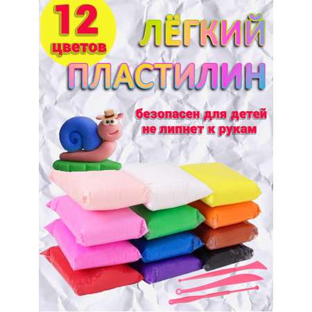 Пластилин Prof-Press 12 цв.