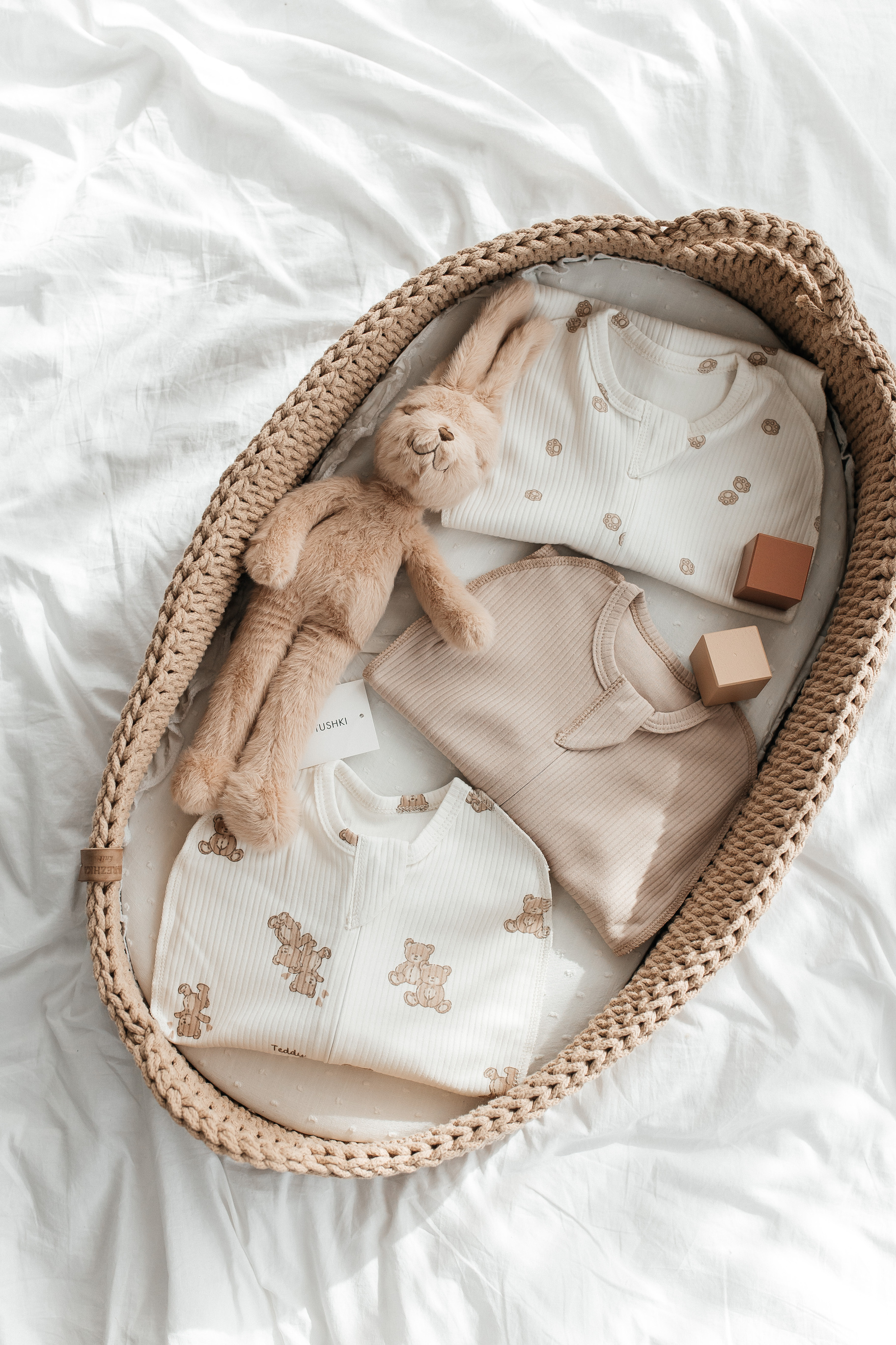 Конверт пеленальный (кокон) TOPOTUSHKI бежевый - фото 4