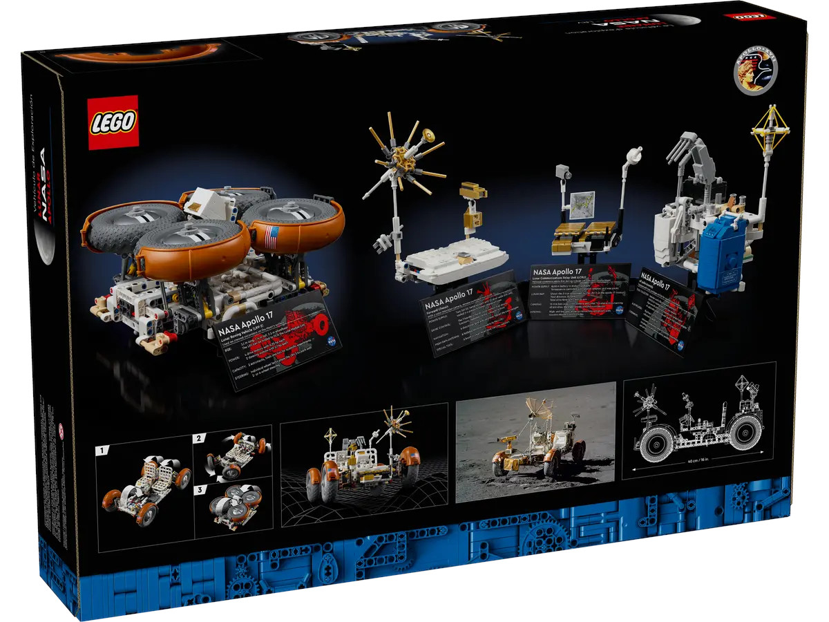 Конструктор LEGO Technic Лунный вездеход NASA Apollo блочный - фото 10