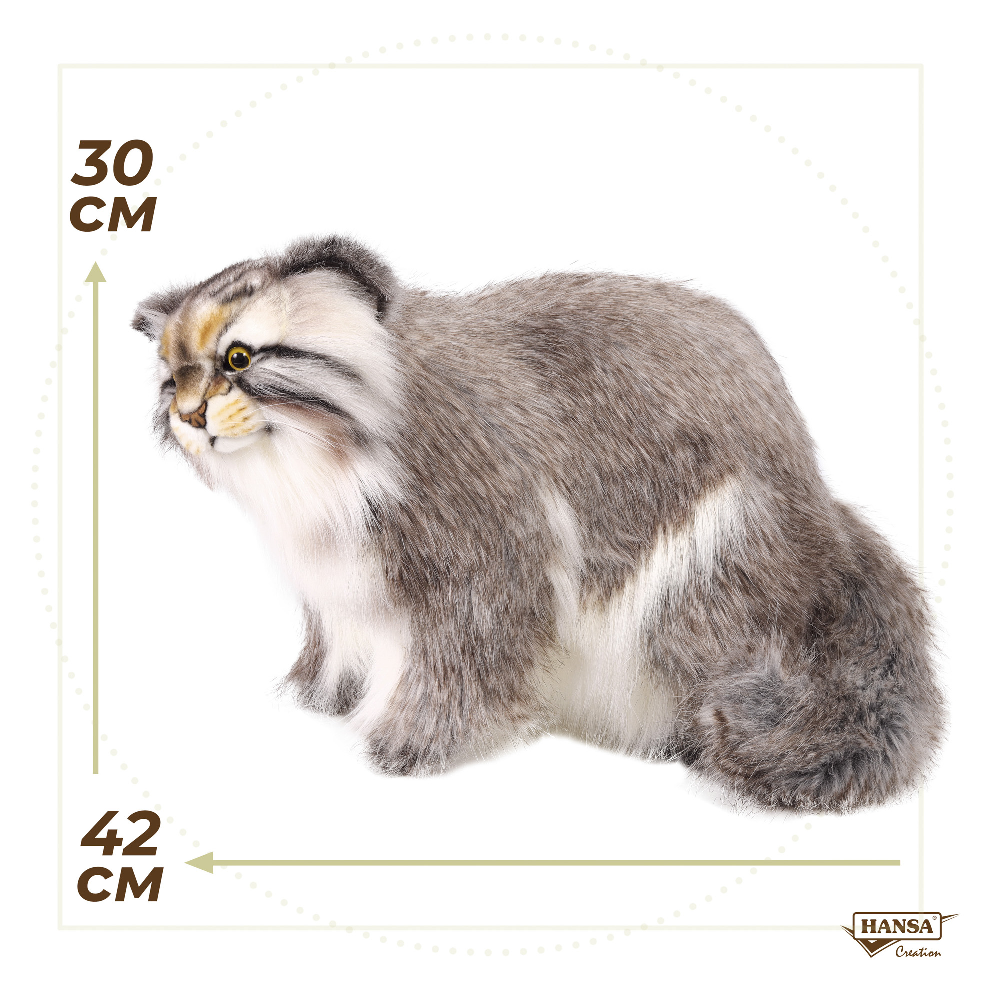 Игрушка мягкая HANSA 30 см - фото 4