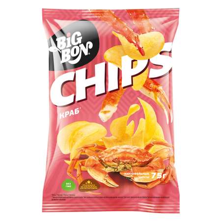 Чипсы Big Bon Краб 75г