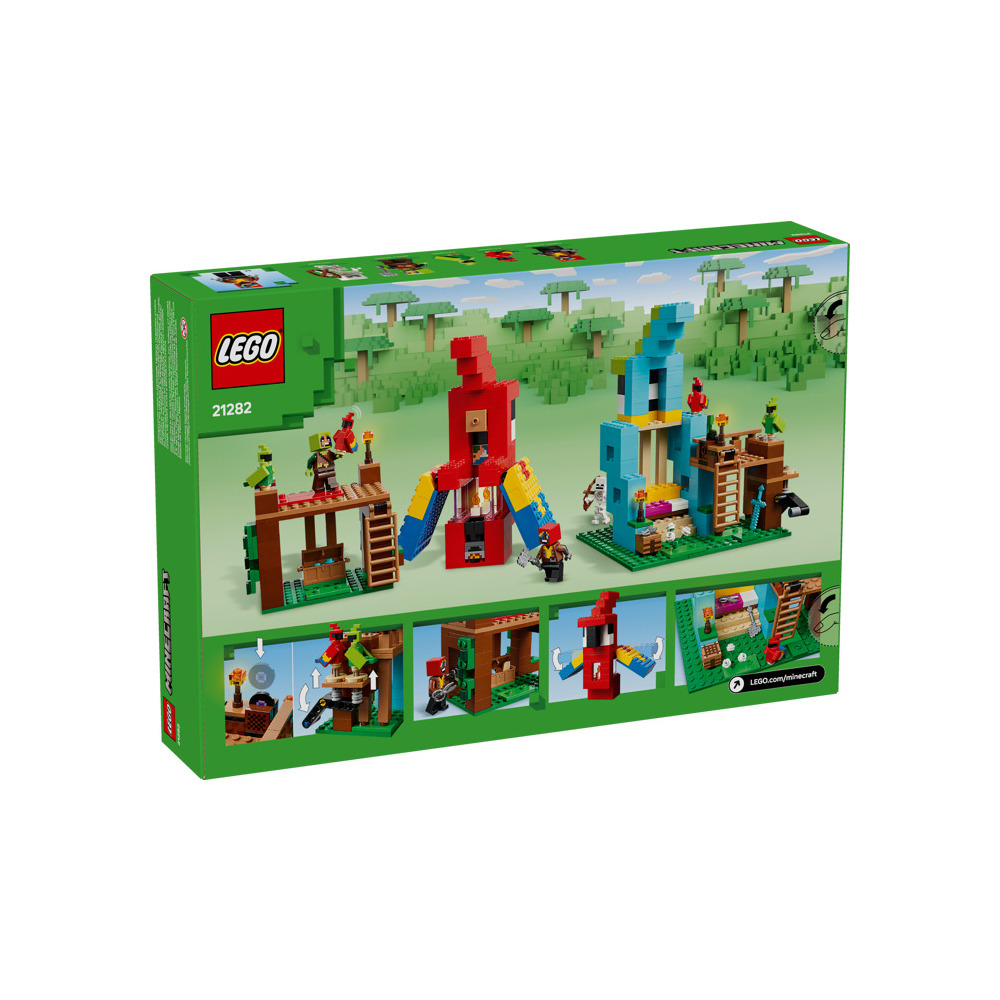 Конструктор LEGO Minecraft Домики для попугаев 21282 535 дет. - фото 4