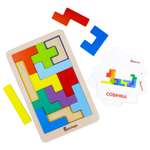 Настольная игра Alatoys танграм 12 деталей, 24 задания