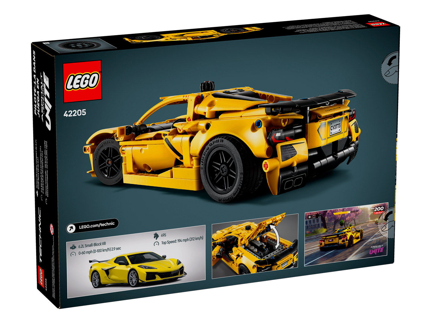 Конструктор LEGO Technic Chevrolet Corvette Stingray 732 дет. - фото 8