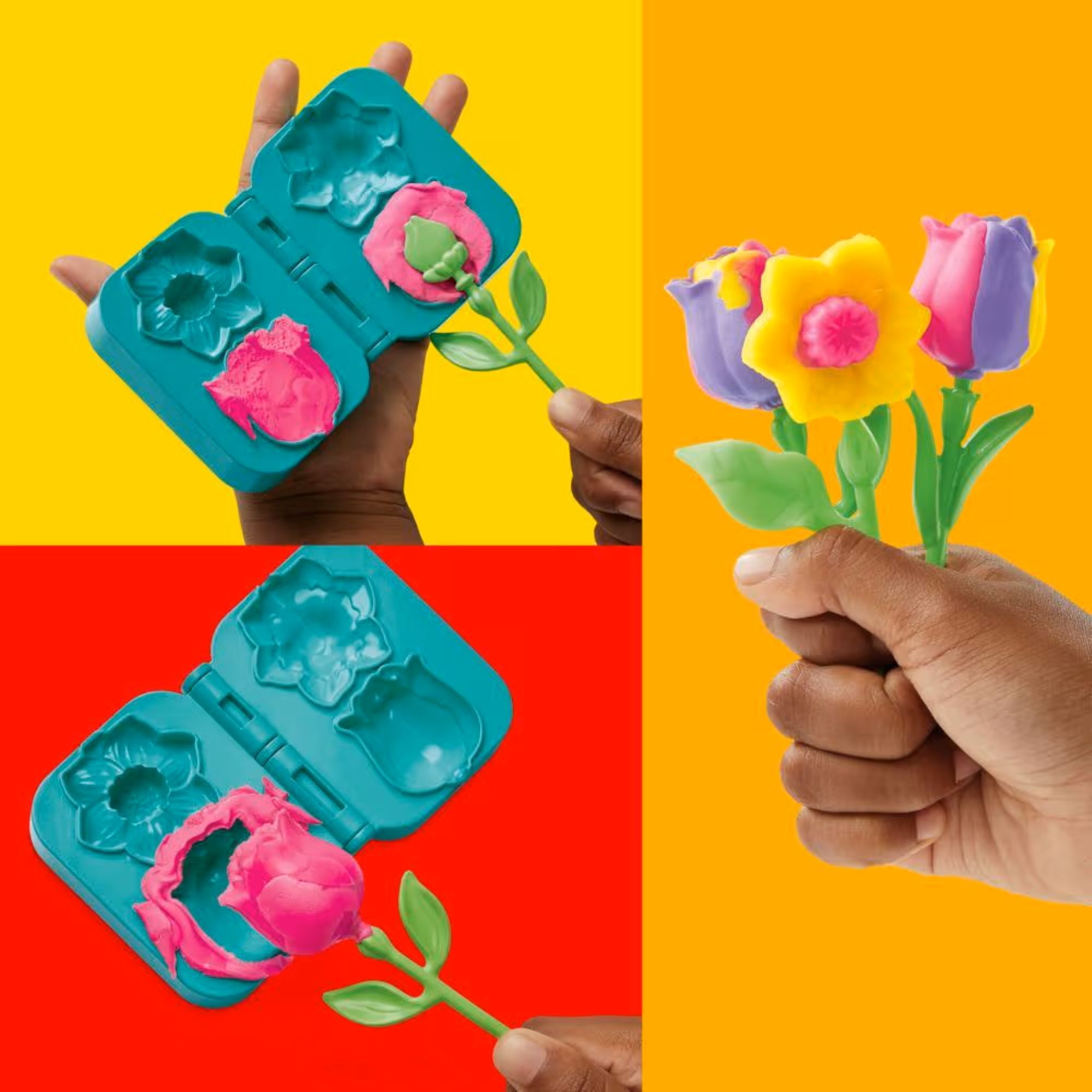 Масса для лепки Hasbro набор Play-Doh Цветочный дуэт - фото 12