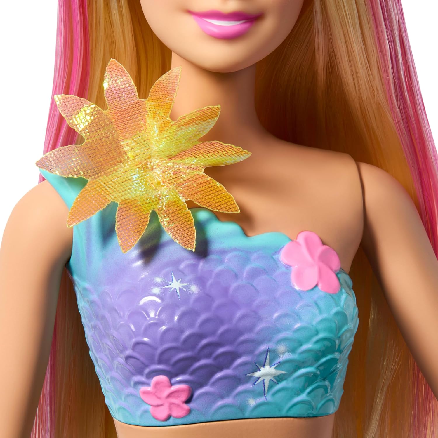Кукла модельная Barbie Flower Magic Mermaid JDM72 - фото 4