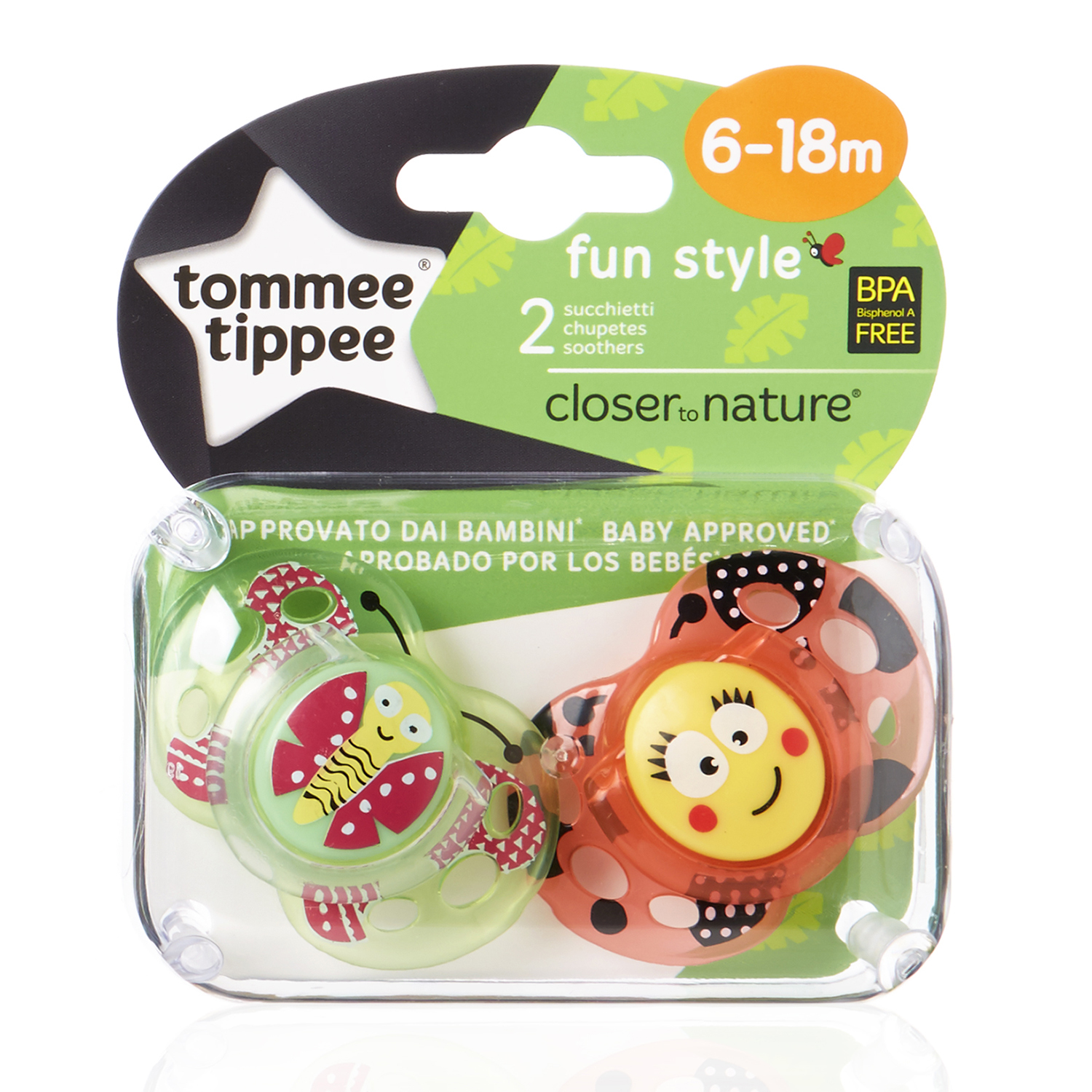 Пустышка Tommee tippee силикон от 6 мес. 2 шт. - фото 2