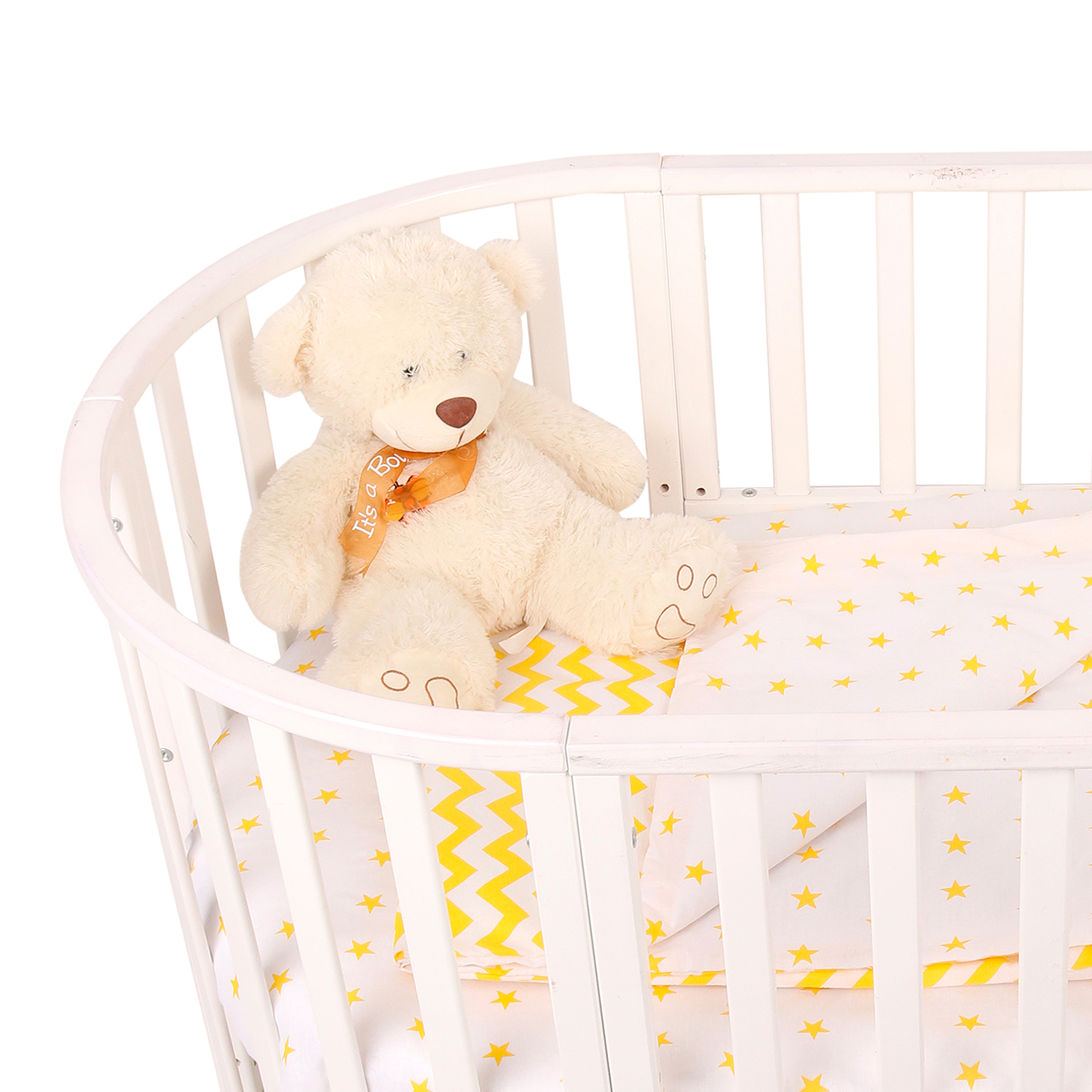 Комплект постельного белья Amarobaby Baby Boom Желтый зигзаг 3предмета Желтый - фото 8