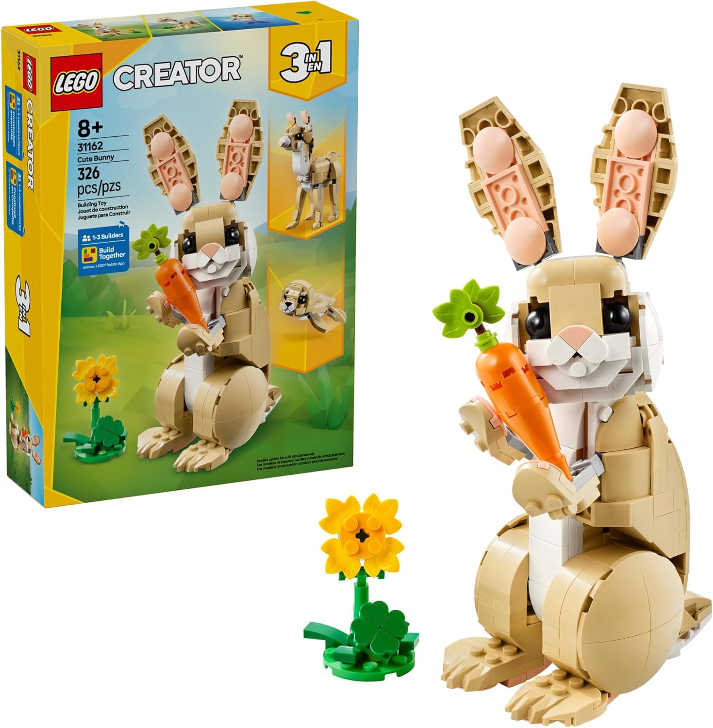 Конструктор LEGO Creator Милый кролик 326 дет. - фото 1