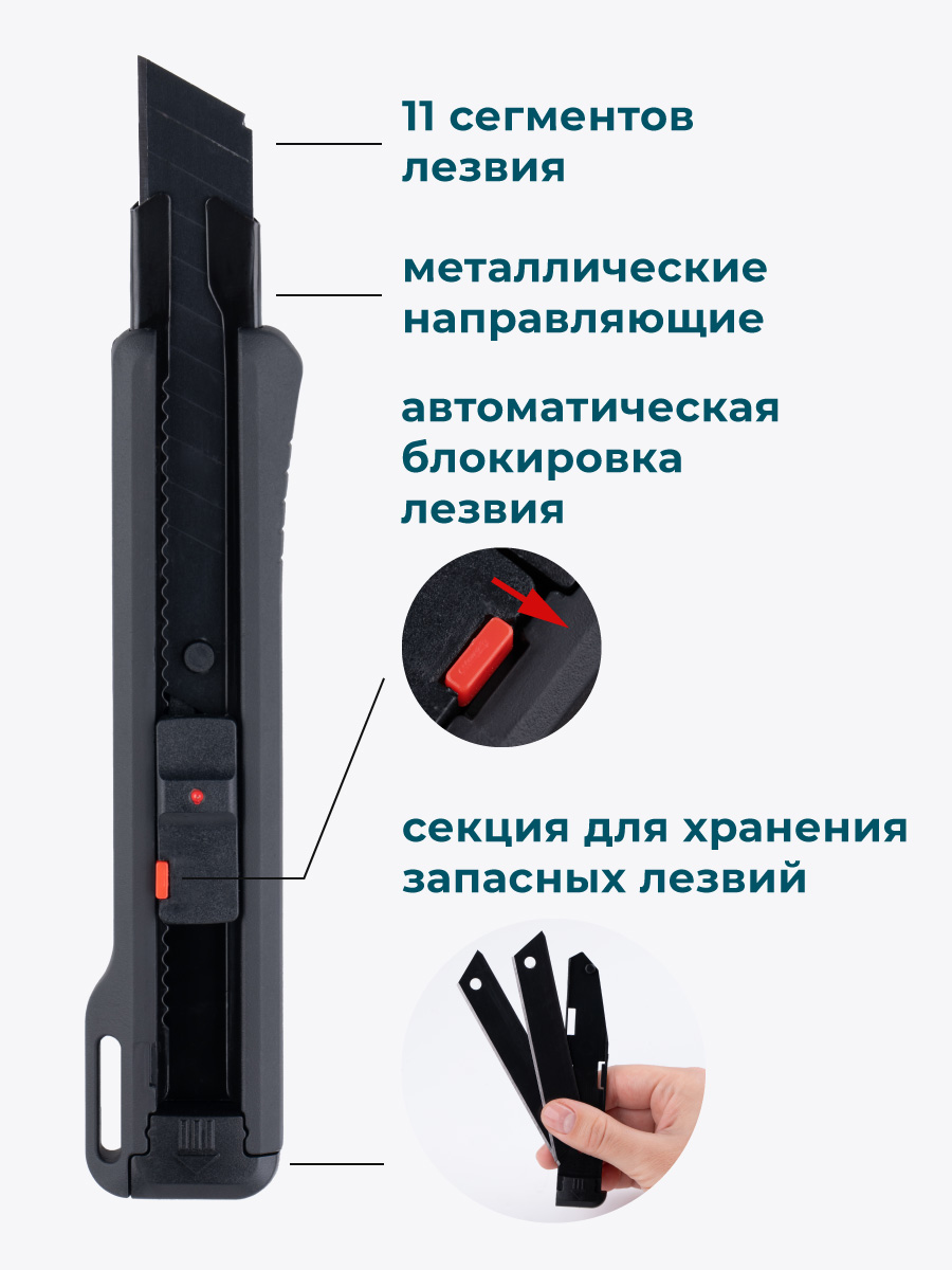 Канцелярский нож Малевичъ - фото 7