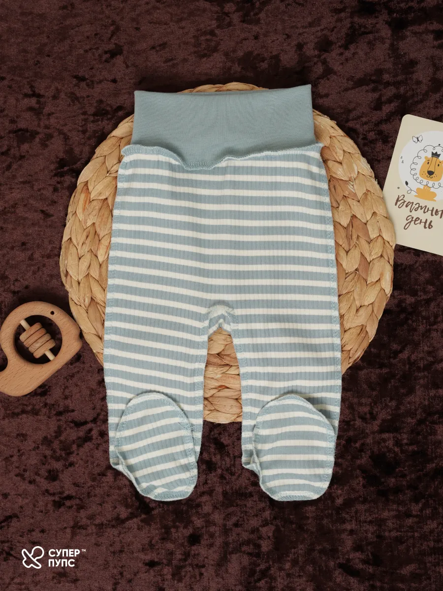 Ползунки 3 шт Супер Пупс нбр/3пр/полз/SK21/полосатыединозавры - фото 14