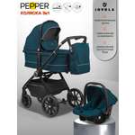 Коляска 3в1 JOVOLA Pepper зеленый зеленый