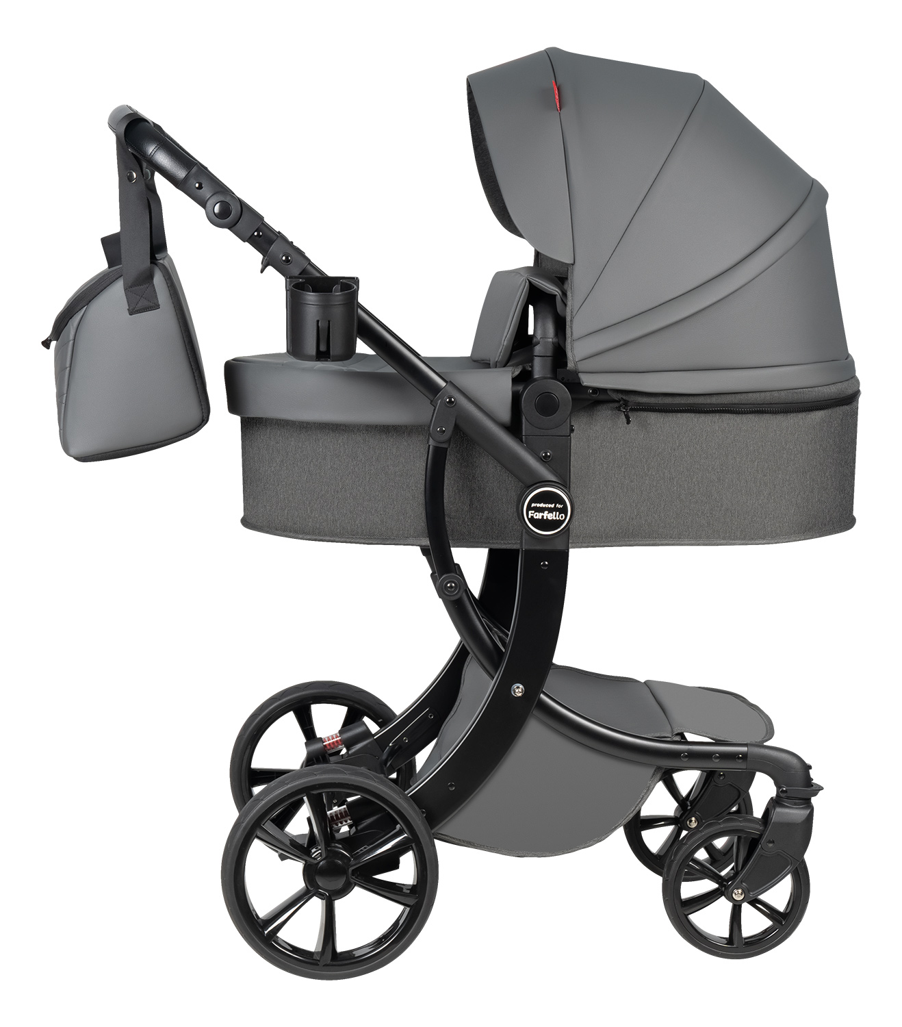 Коляска трансформер Aimile Spring серый - фото 10