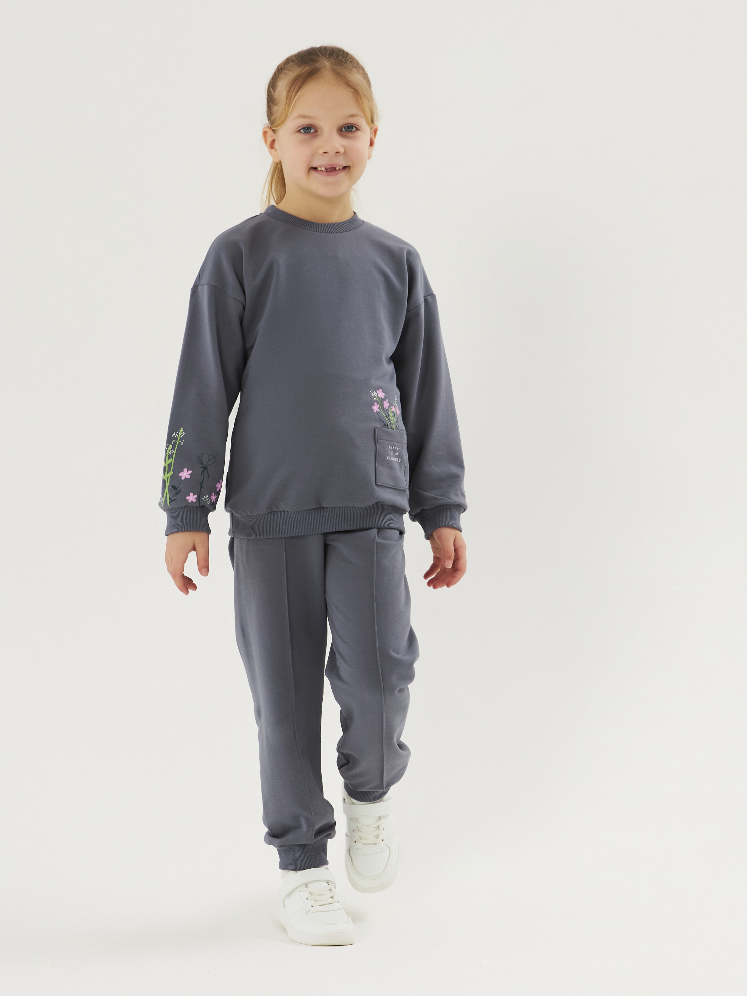 Костюм Осьминожка 418-428п/серый - фото 3