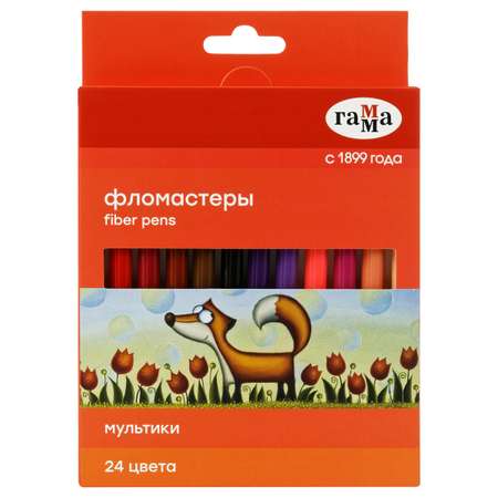 Фломастеры Гаммa 24 цв.