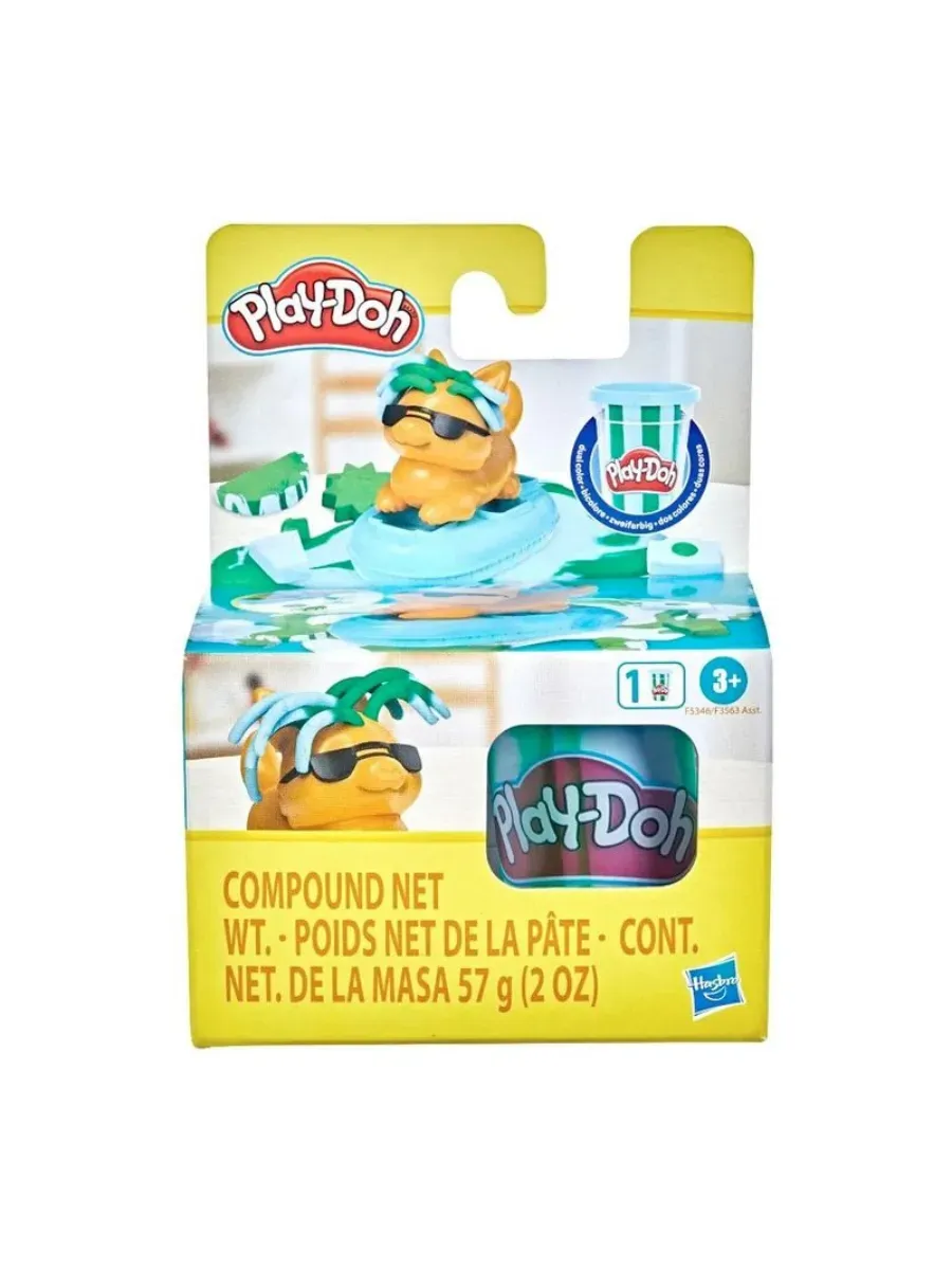Масса для лепки Play-Doh Pool Party Забавные милашки 1 цв. - фото 2