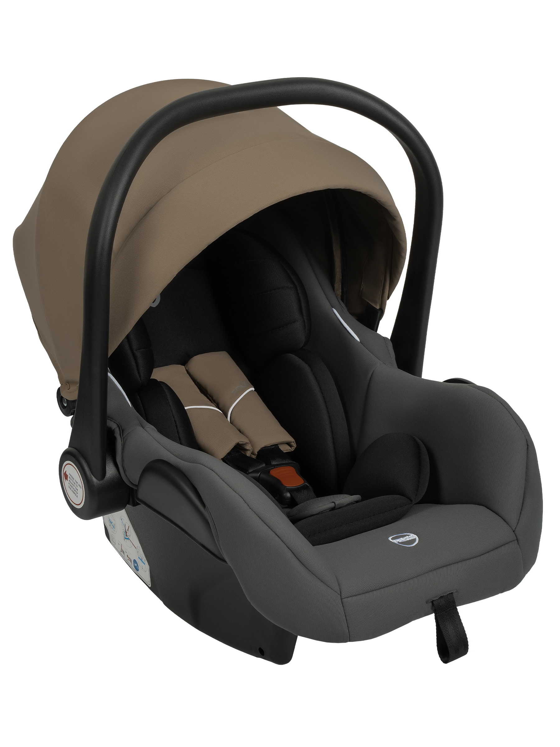 Коляска трансформер JOVOLA 3в1 Folk, темно-бежевый - фото 15