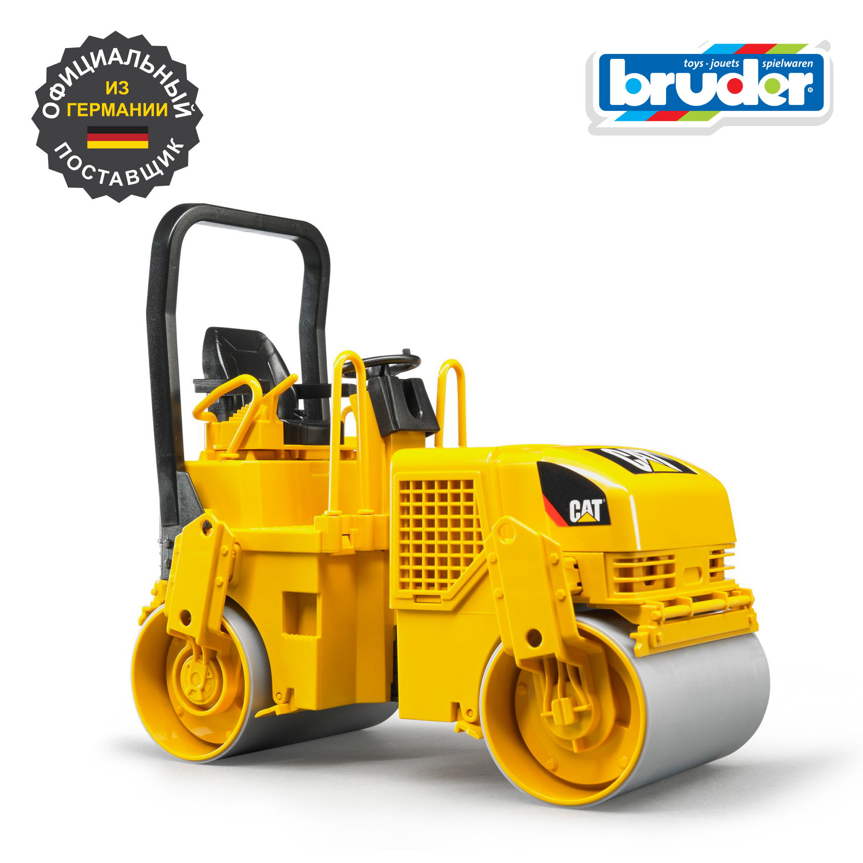 Автомобиль Bruder CAT двухвальцовый 02-433 - фото 1