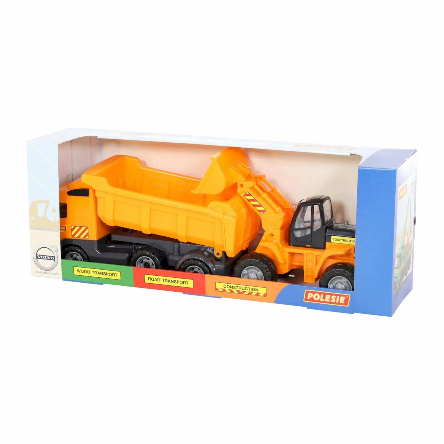 Игровой набор Полесье Volvo Самосвал и трактор-погрузчик 0384_PLS - фото 7