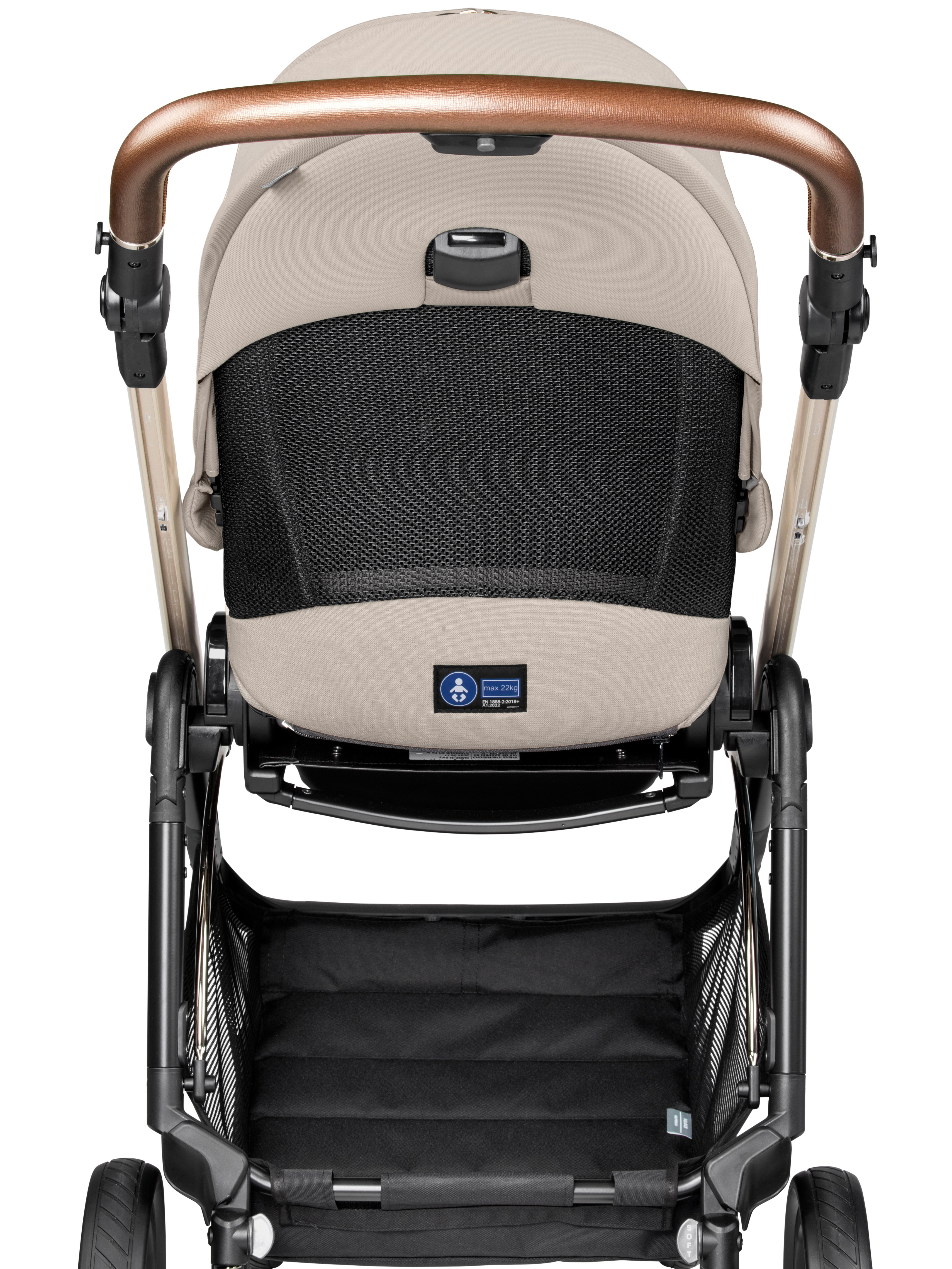 Коляска прогулочная Peg-Perego Veloce TC бежевый - фото 6