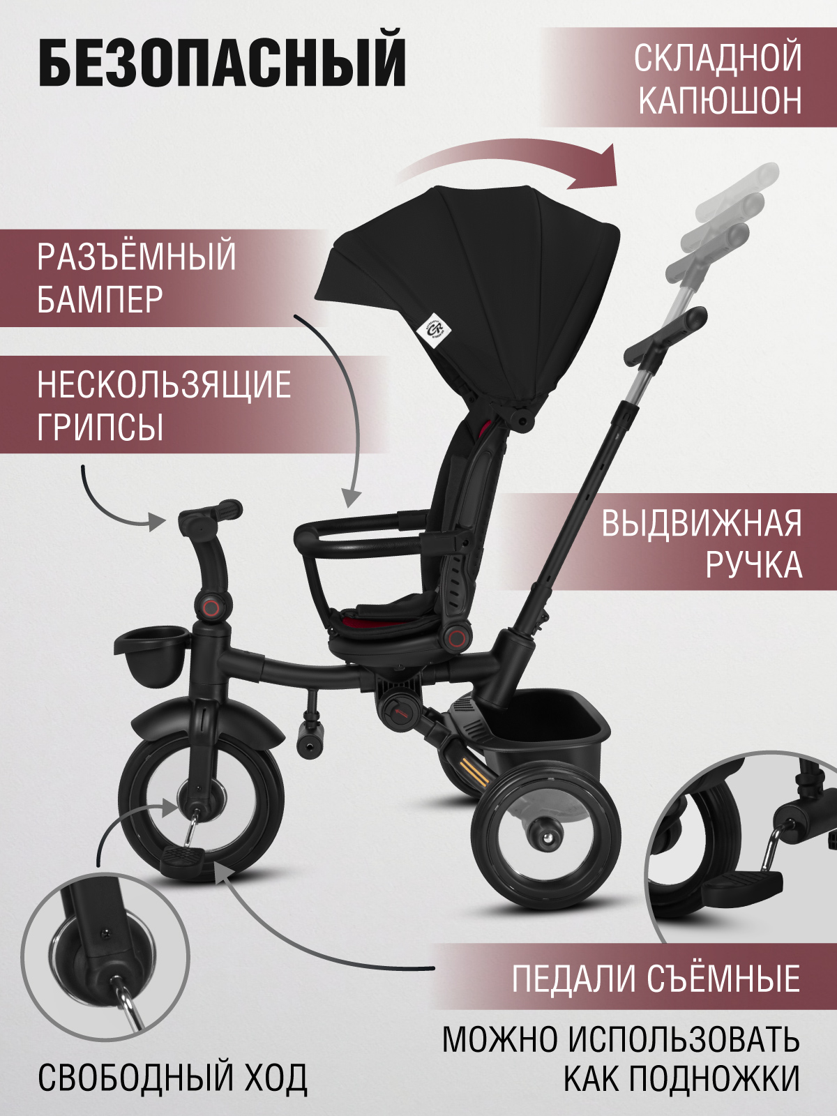 Трехколесный велосипед CITYRIDE - фото 7