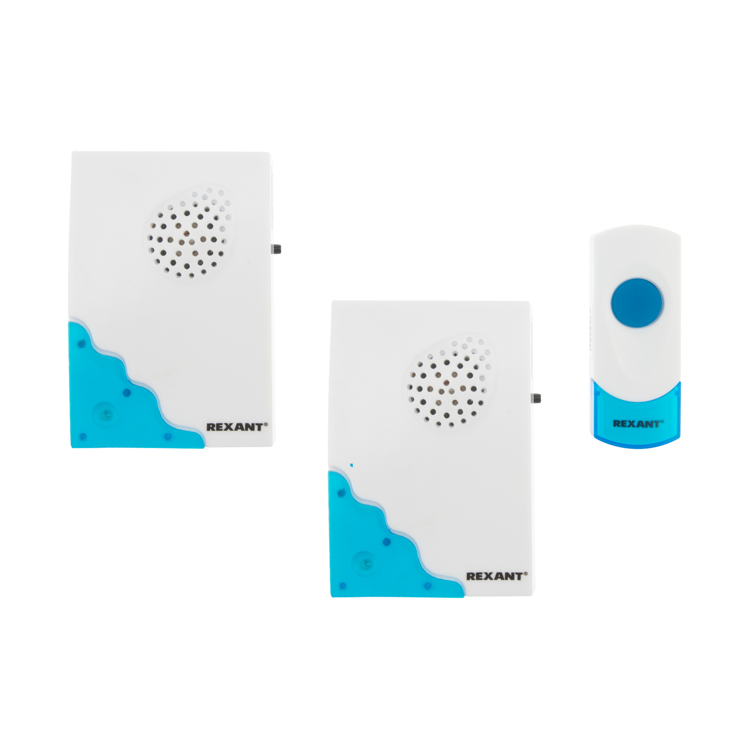 Беспроводной дверной звонок REXANT RX-5 с двумя вызывными панелями 32 мелодии 100м кнопка IP44 - фото 8