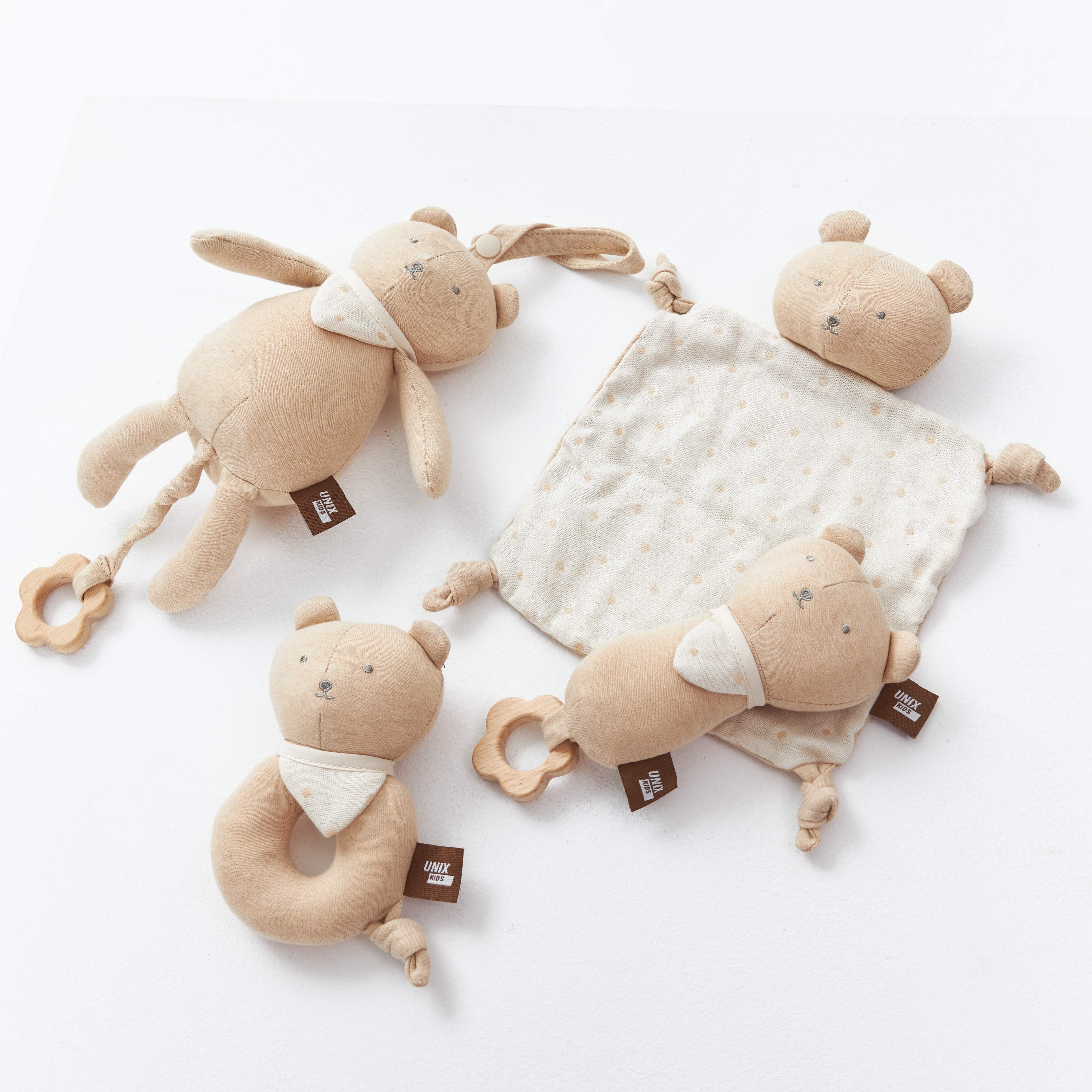 Игрушка UNIX Kids подвеска Мишка 0+ набор 4 шт. - фото 13