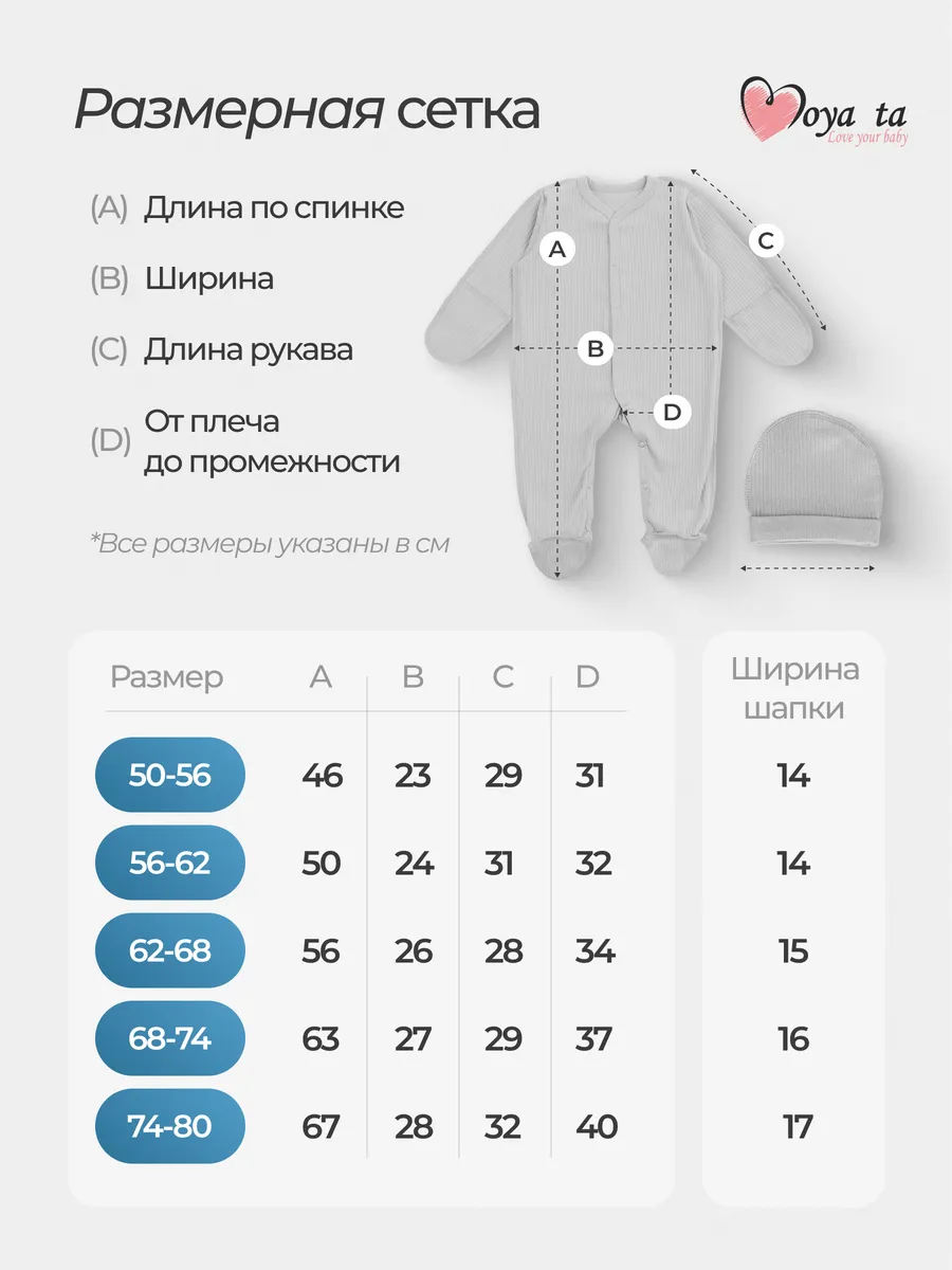 Комбинезон 2 шт Moya ta slip2_korabliki - фото 12