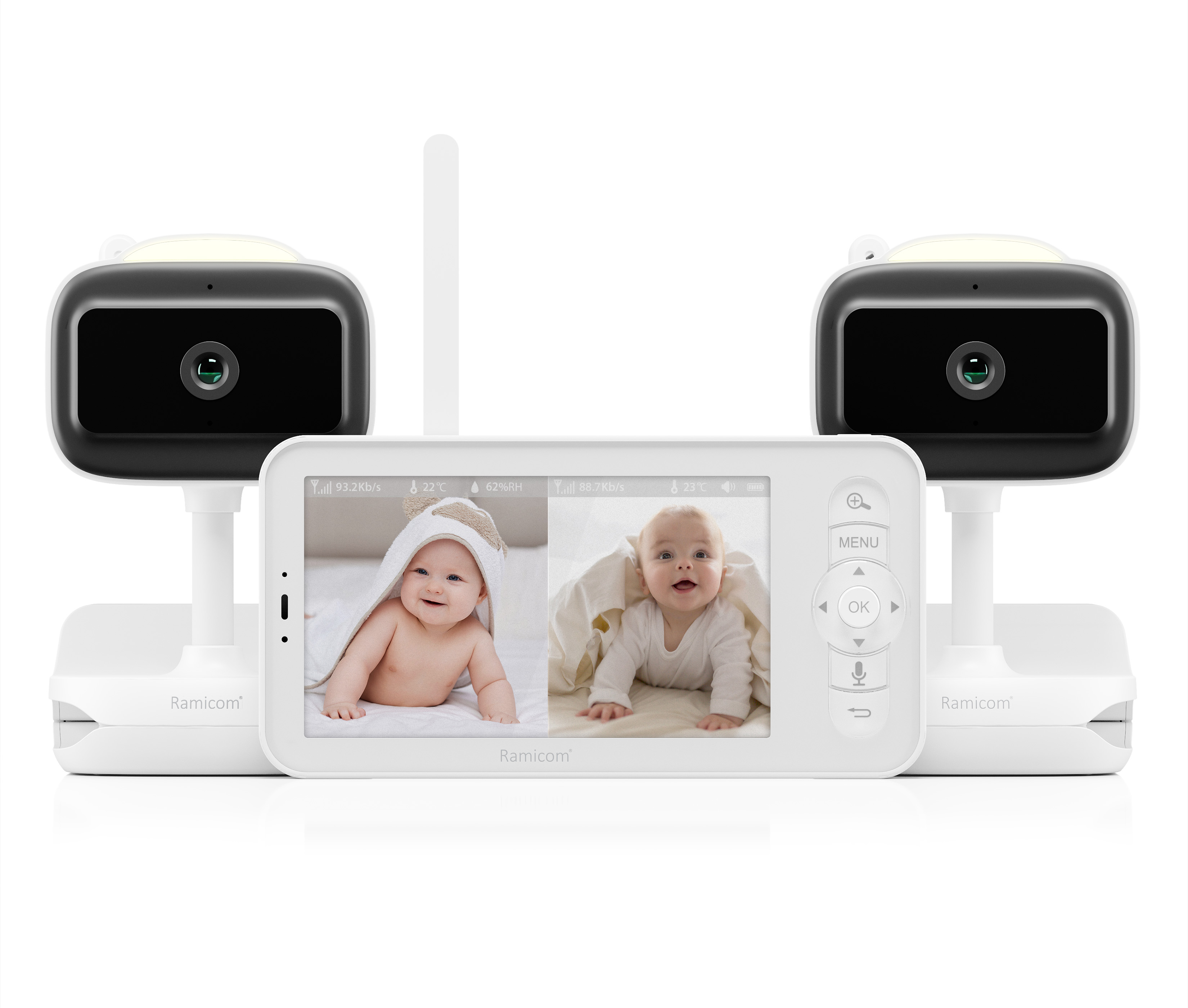 Видеоняня Ramicom VRC400X2 с двумя камерами - фото 10