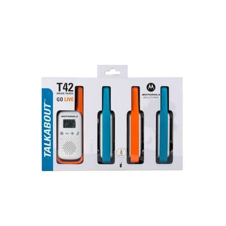 Комплект радиостанций Motorola TALKABOUT T42 4шт QUAD