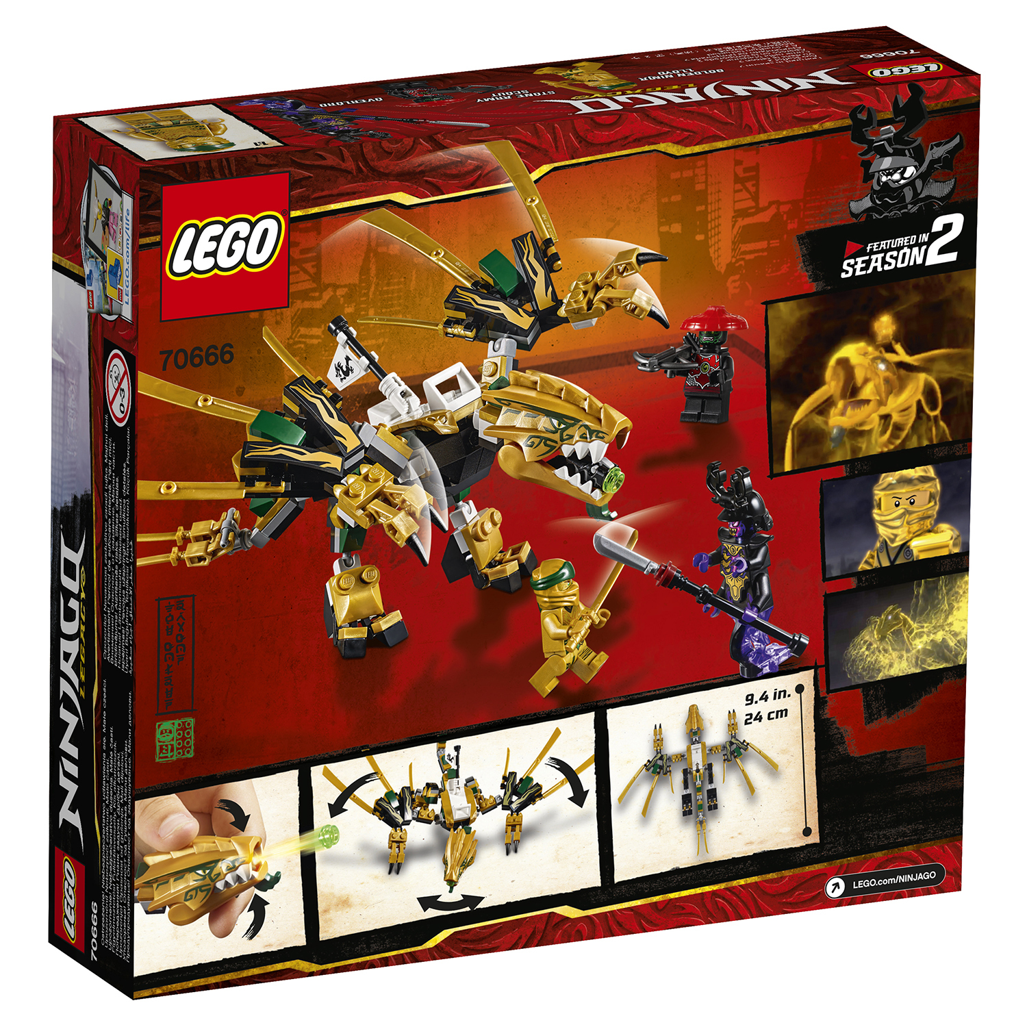Конструктор LEGO NINJAGO блочный - фото 3