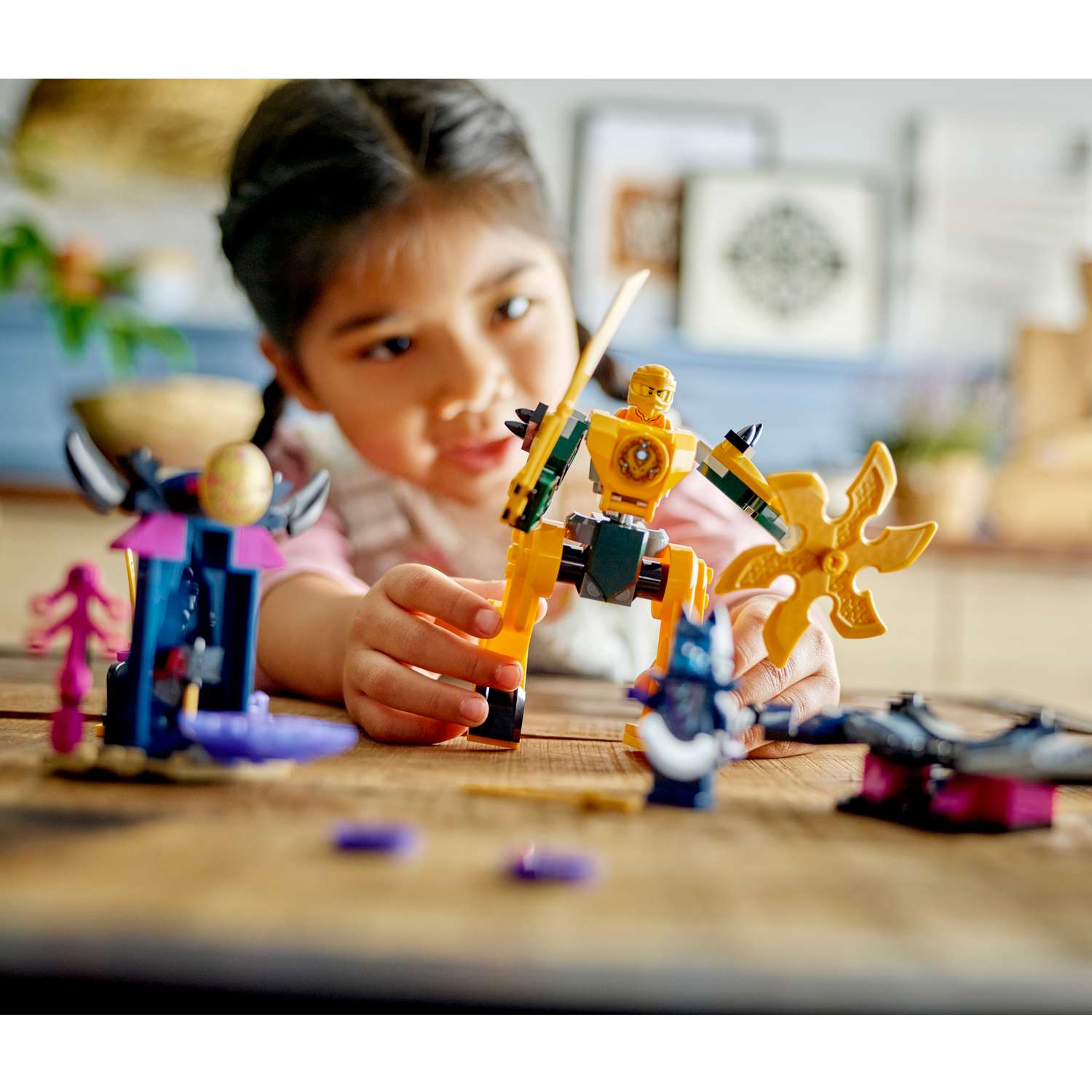 Конструктор LEGO NINJAGO Боевой робот Арина блочный - фото 6