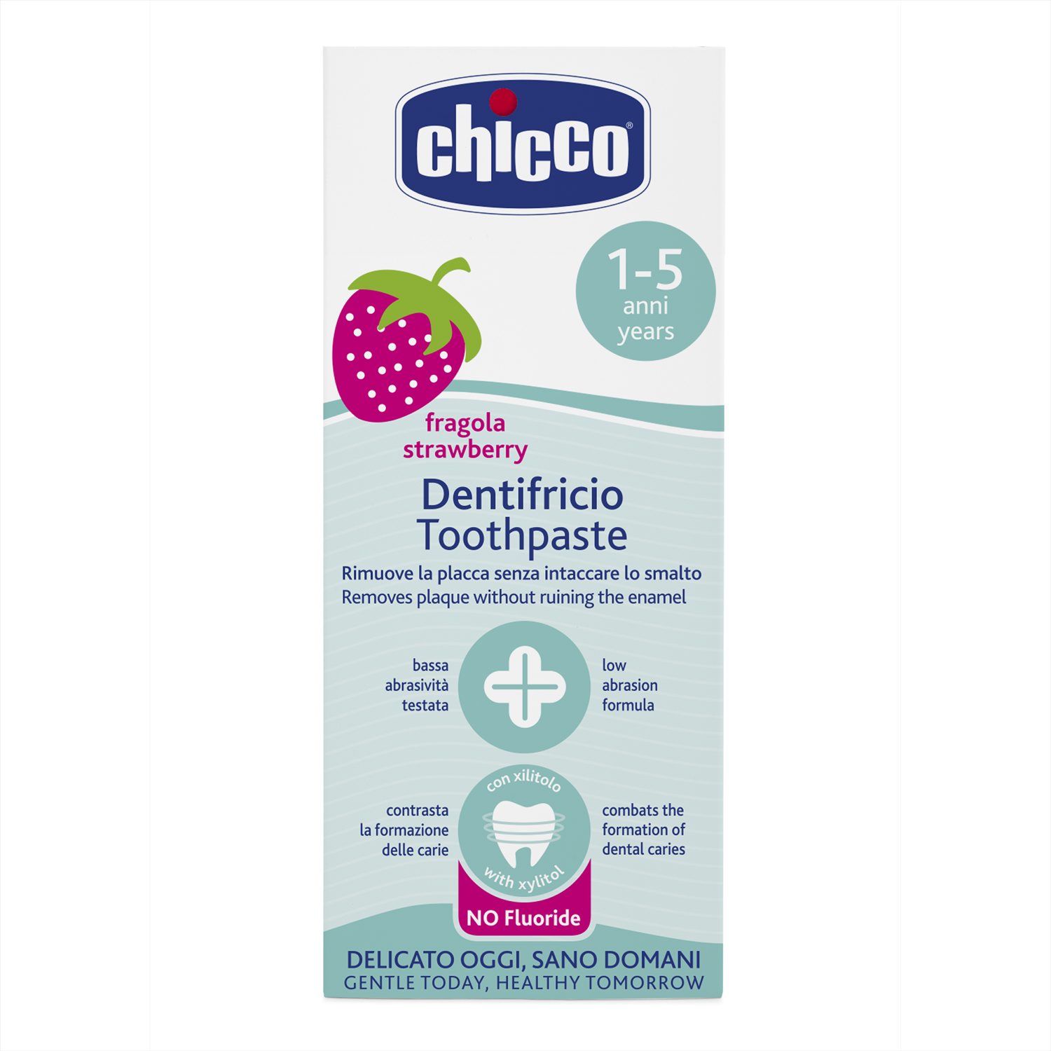 Зубная паста Chicco без фтора Клубника - фото 2