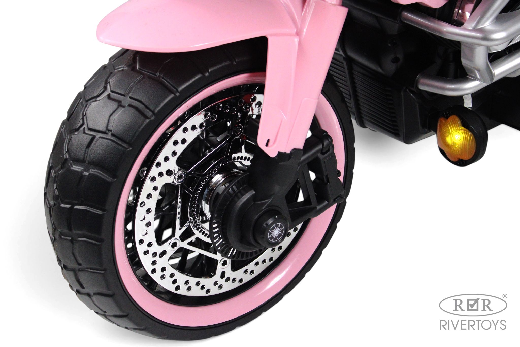Электромобиль RIVERTOYS М008БХ-PINK - фото 7